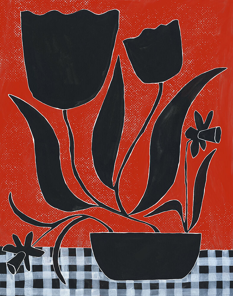 Folk Art Still Life art print by Susan Black for $57.95 CAD