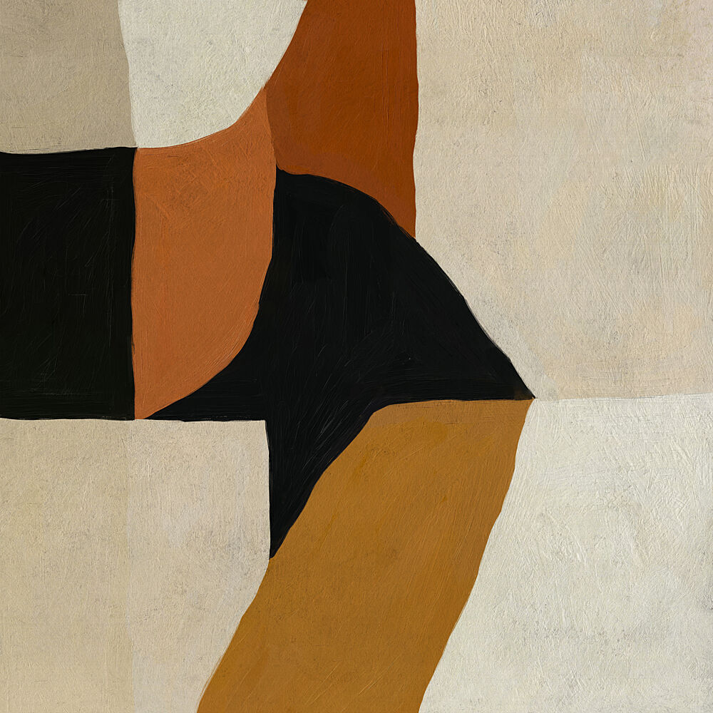 Warm Abstract Forms art print by Dan Hobday for $57.95 CAD