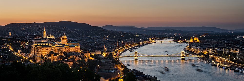 The lights of Budapest art print by Thomas D. Morkeberg for $57.95 CAD