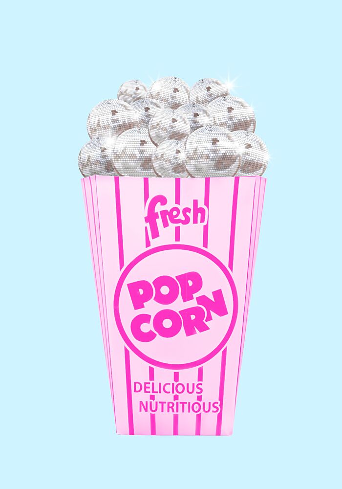 Pink Disco Popcorn art print by Athene Fritsch for $57.95 CAD