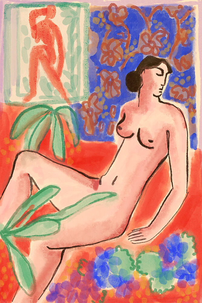 Garden Muse art print by Treechild for $57.95 CAD