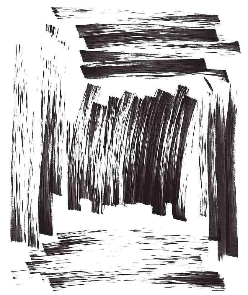 Bold Black Strokes art print by Josie George for $57.95 CAD