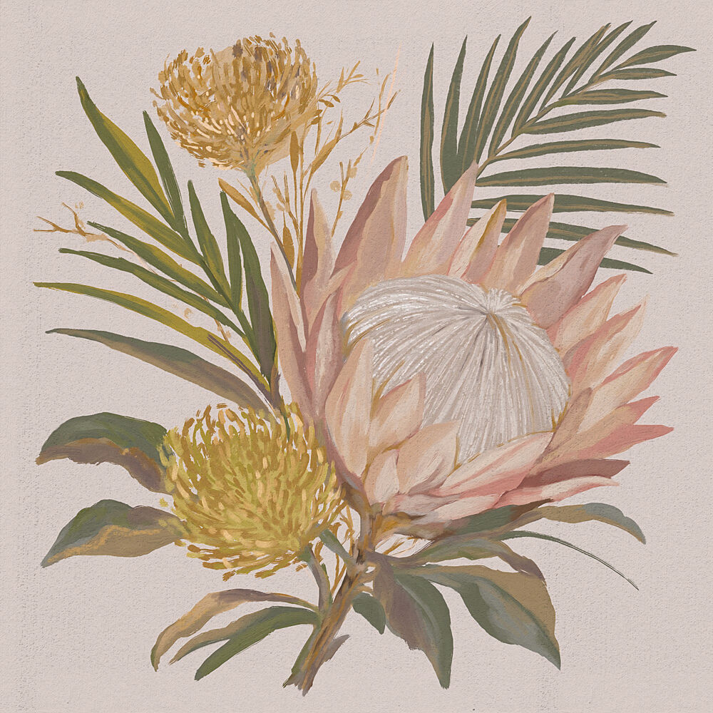 Blush Protea Bouquet art print by Josie George for $57.95 CAD