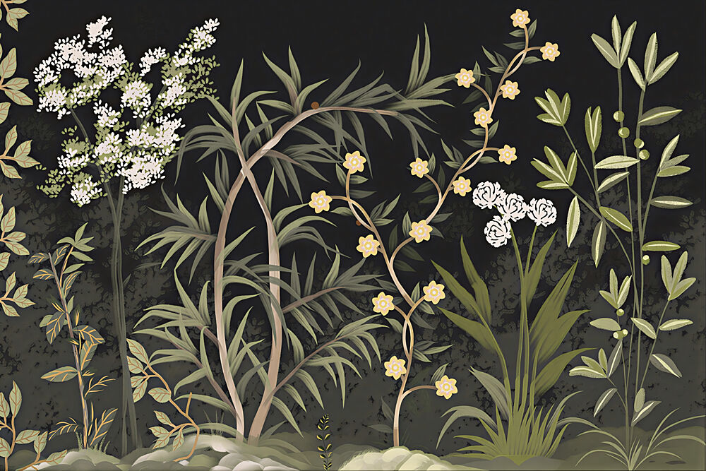 Dark Botanical Garden art print by Josie George for $57.95 CAD