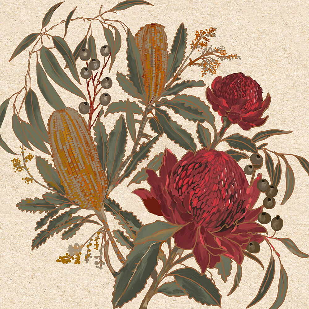 Australian Native Blooms art print by Josie George for $57.95 CAD