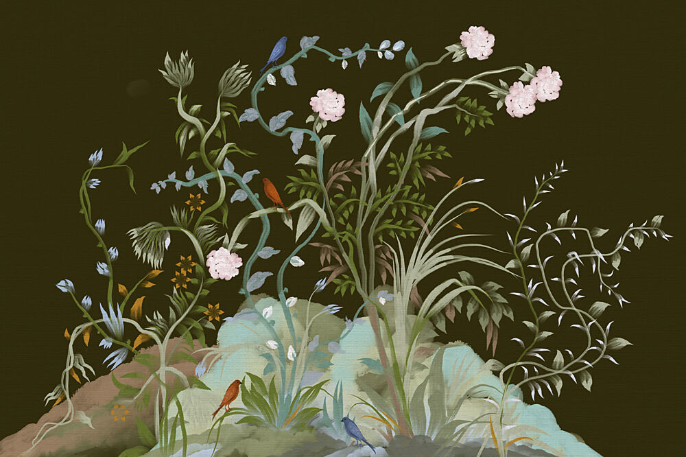 Vibrant Botanical Garden art print by Josie George for $57.95 CAD