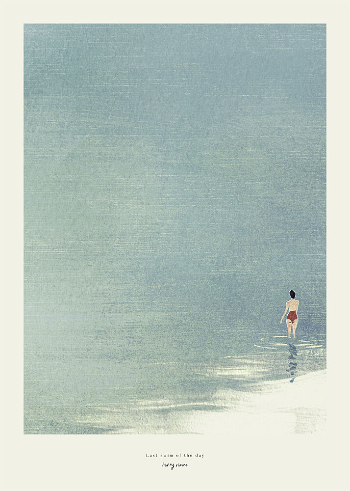 Woman in Tranquil Water art print by Longwayhome for $57.95 CAD