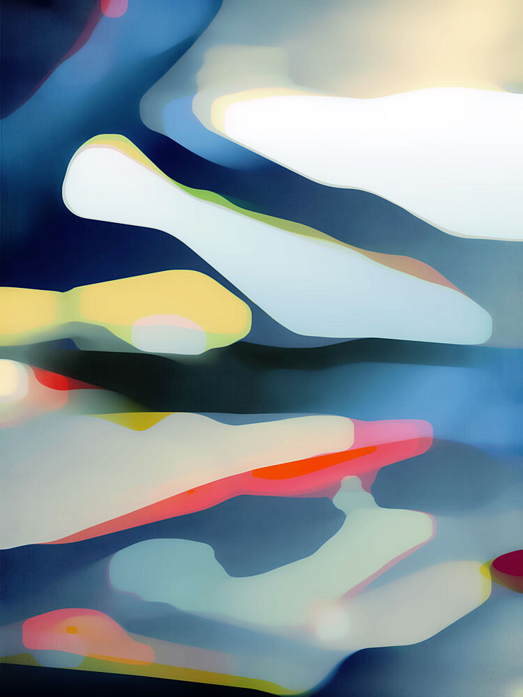 Fluid Abstract Glow art print by Angelo Cerantola for $57.95 CAD