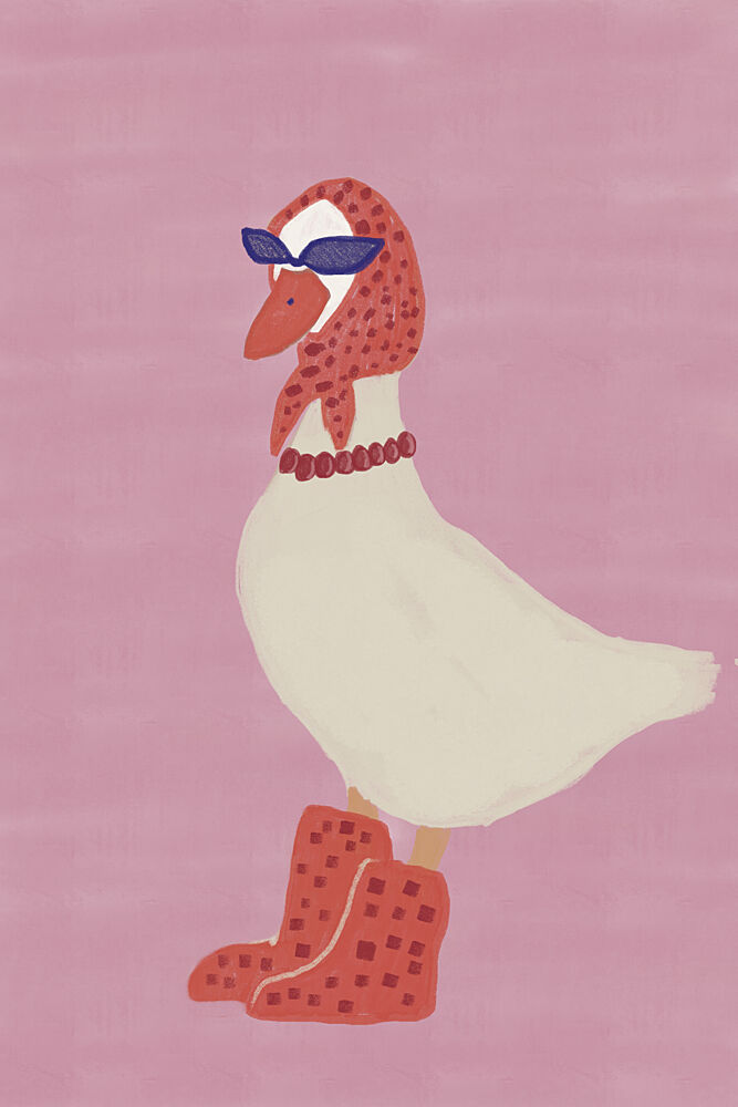 Chic Goose Fashion art print by The Art Concept for $57.95 CAD