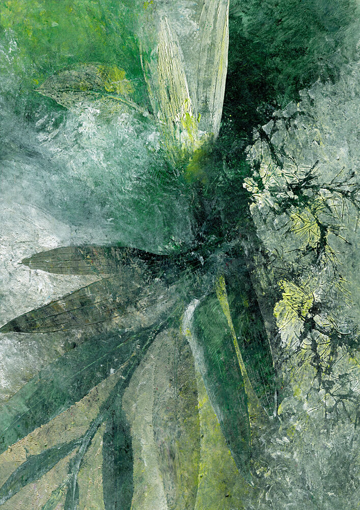 Verdant Nature Abstract art print by Rosana Laiz Blursbyai for $57.95 CAD