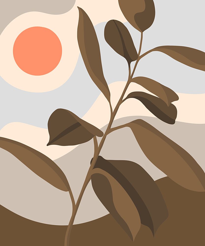Desert Plant Sun art print by Kristian Gallagher for $57.95 CAD