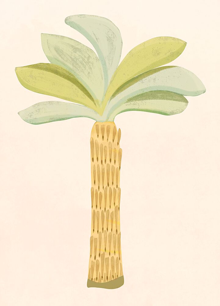 Tropical Palm Tree art print by Kristian Gallagher for $57.95 CAD