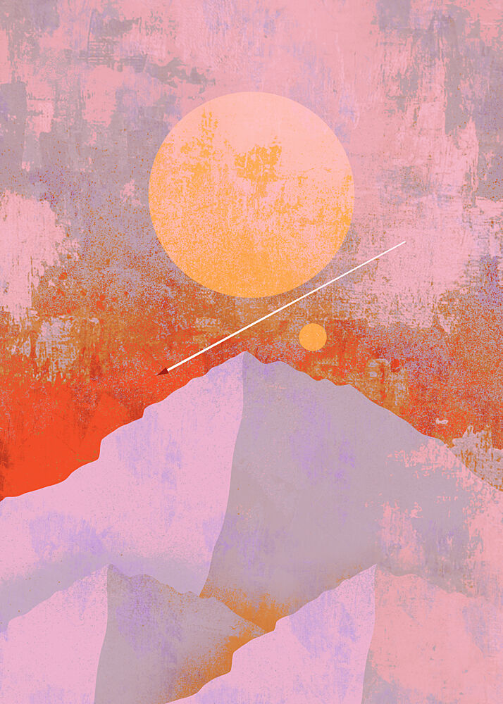 Surreal Mountain Horizon art print by Stephen Wade for $57.95 CAD