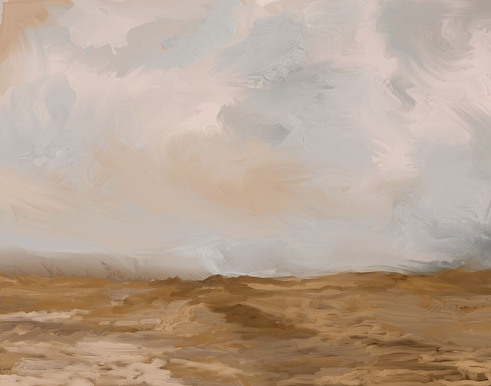 Serene Desert Sky art print by Josie George for $57.95 CAD