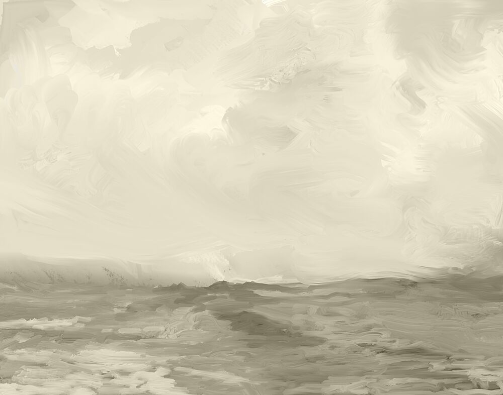 Misty Horizon Sky art print by Josie George for $57.95 CAD