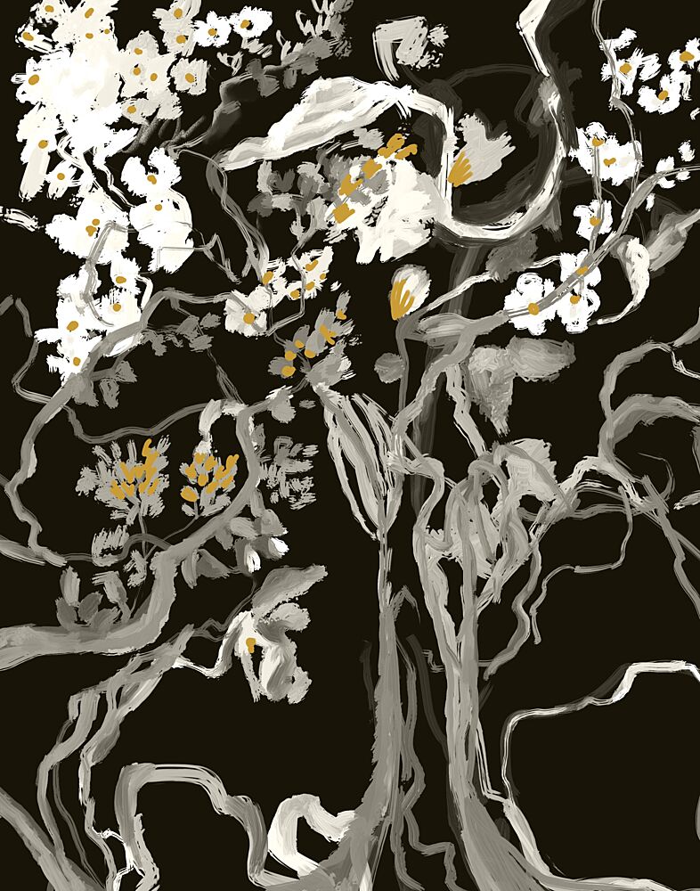 Elegant Floral Branches art print by Josie George for $57.95 CAD