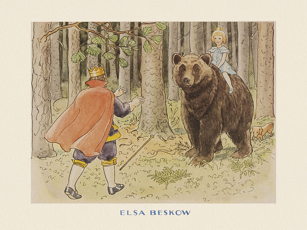 Sessalatts Aventyr 1938 Bjornen art print by Elsa Beskow for $57.95 CAD
