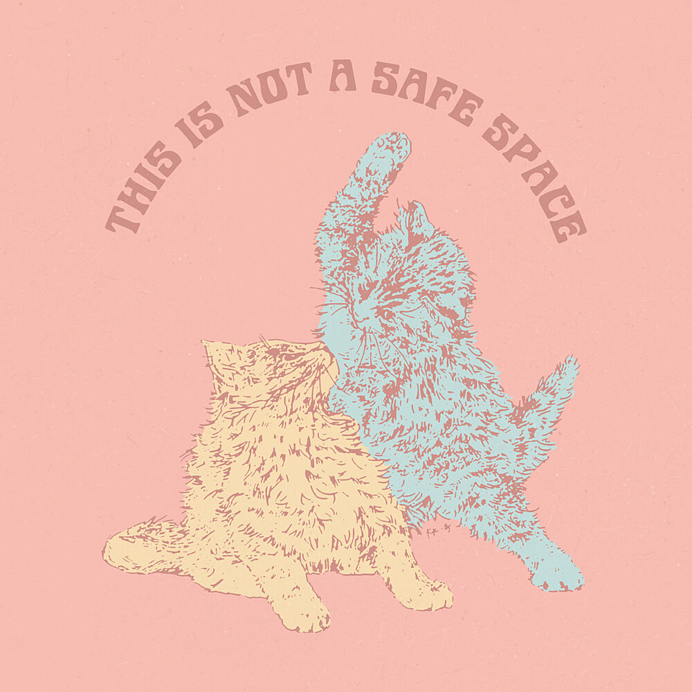 Kittens Not a Safe Space art print by Katariina Kosunen for $57.95 CAD