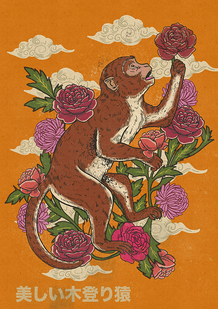 Graceful Monkey Blossoms art print by Nicholas for $57.95 CAD