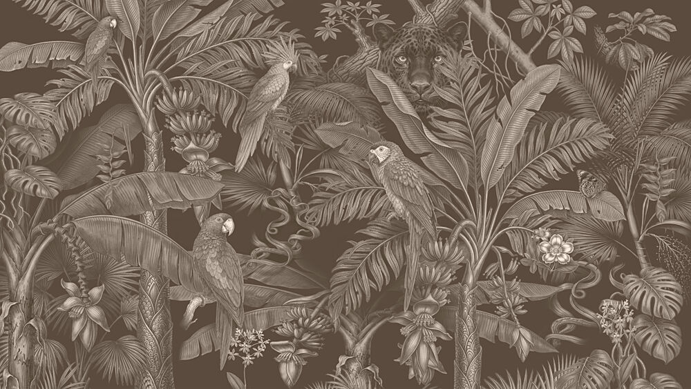 Tropical Jungle Wildlife art print by Dan Hobday for $57.95 CAD