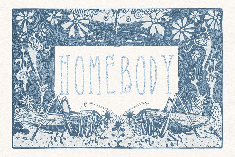 Whimsical Homebody Insects art print by Wild Violets for $57.95 CAD