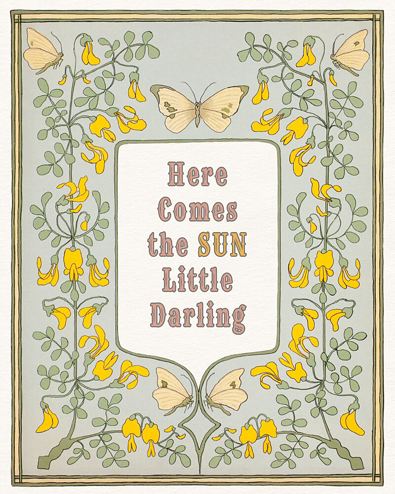 Hopeful Butterfly Quote art print by Wild Violets for $57.95 CAD