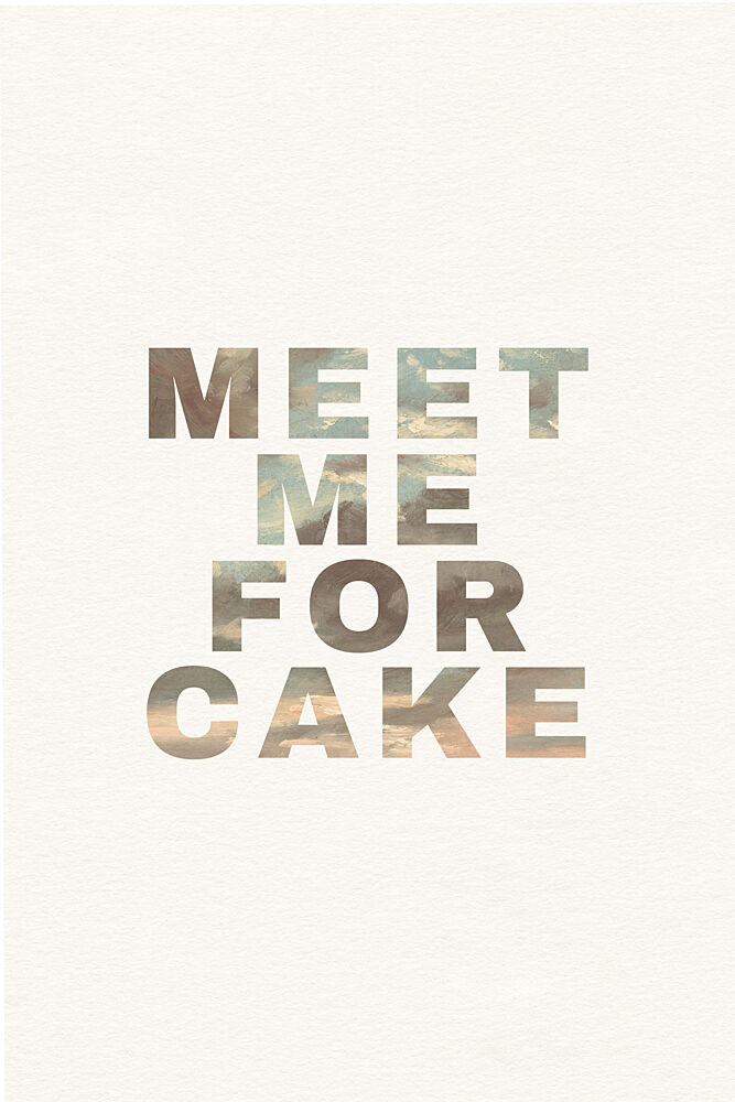 Meet Me for Cake art print by Wild Violets for $57.95 CAD