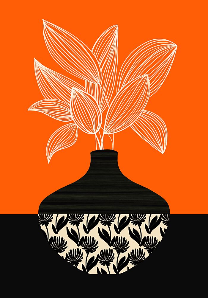Abstract Botanical Still Life art print by Kristian Gallagher for $57.95 CAD
