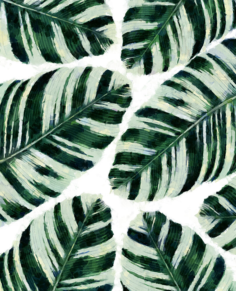 Tropical Leaf Pattern art print by Uma Gokhale for $57.95 CAD
