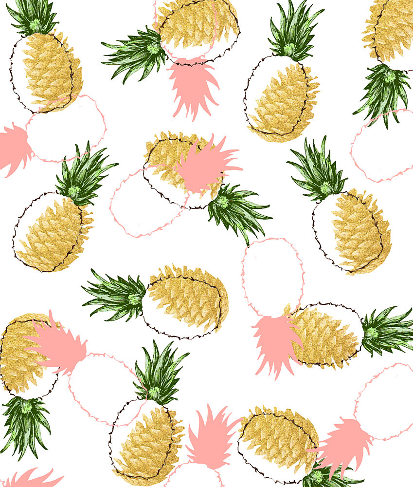 Tropical Pineapple Art art print by Uma Gokhale for $57.95 CAD