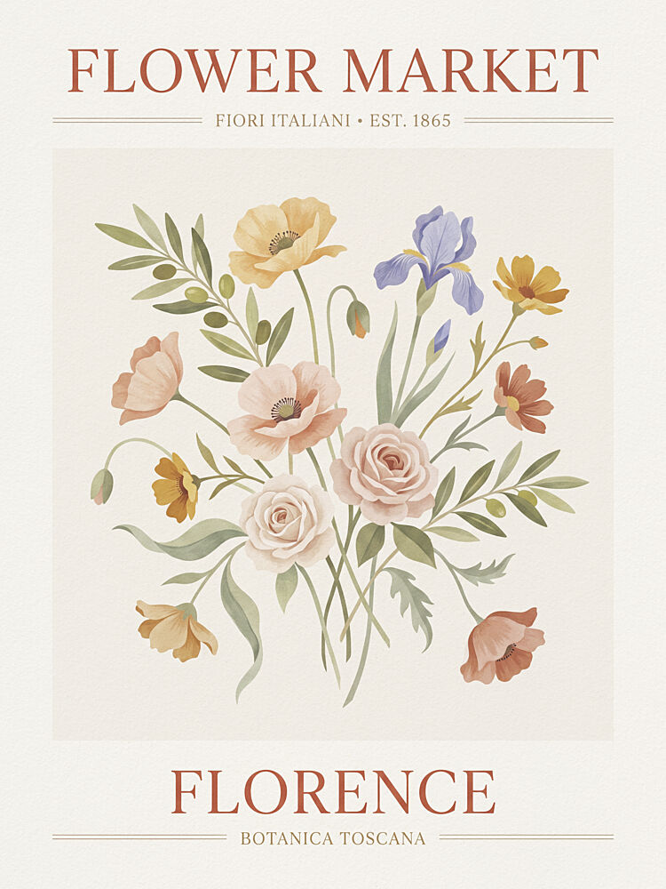 Soft Tuscan Bouquet art print by Andreas Magnusson for $57.95 CAD