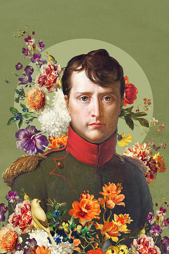 Regal Floral Portrait art print by Marja van den Hurk for $57.95 CAD