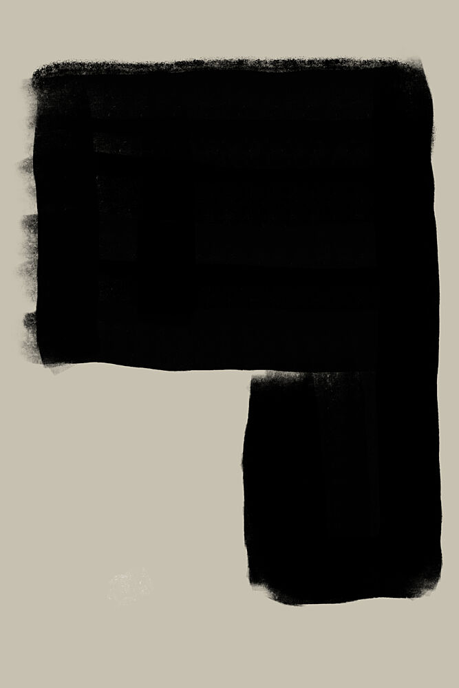 Abstract Black Form art print by The Miuus Studio for $57.95 CAD