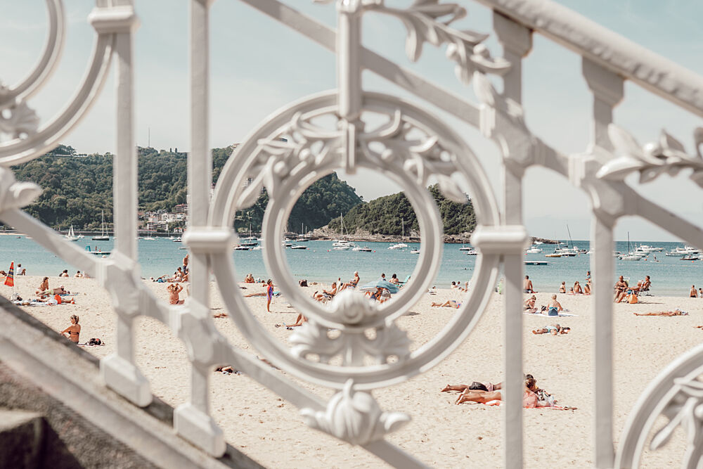 Framed Beach View art print by Aimee Giles for $57.95 CAD