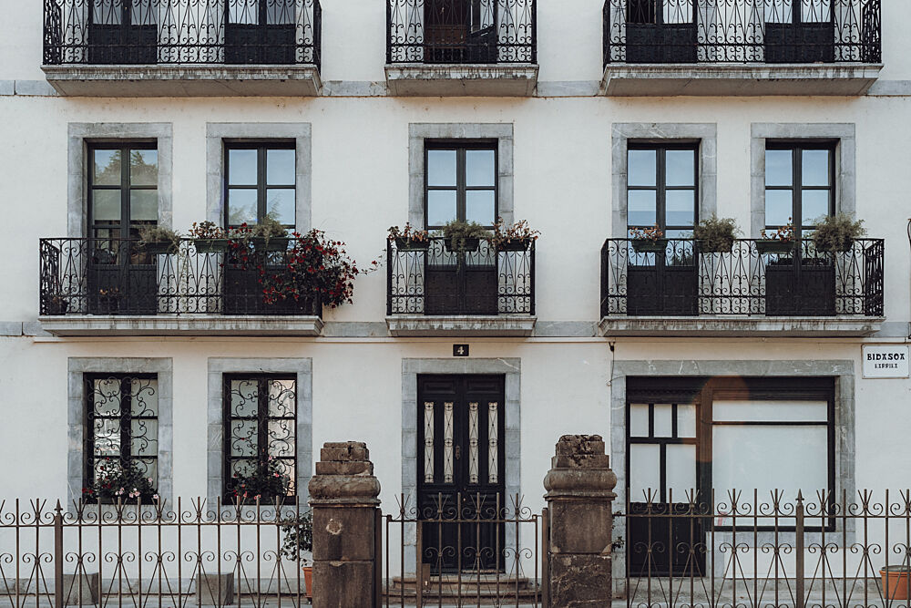 White Balcony Windows art print by Aimee Giles for $57.95 CAD