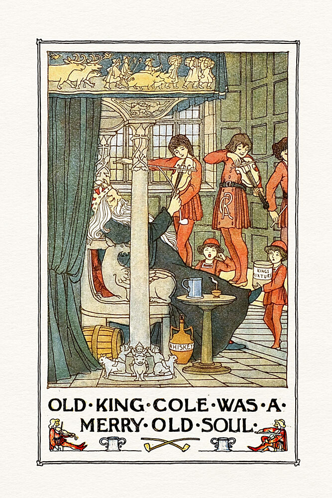 Merry Old King Cole art print by Wild Violets for $57.95 CAD