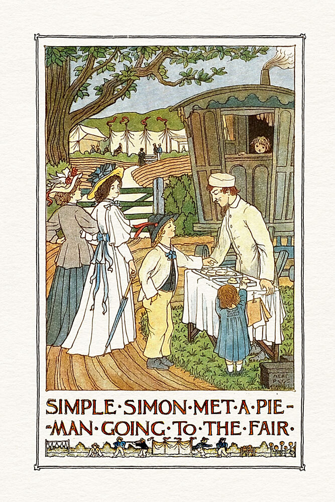 Simple Simon Fair Day art print by Wild Violets for $57.95 CAD