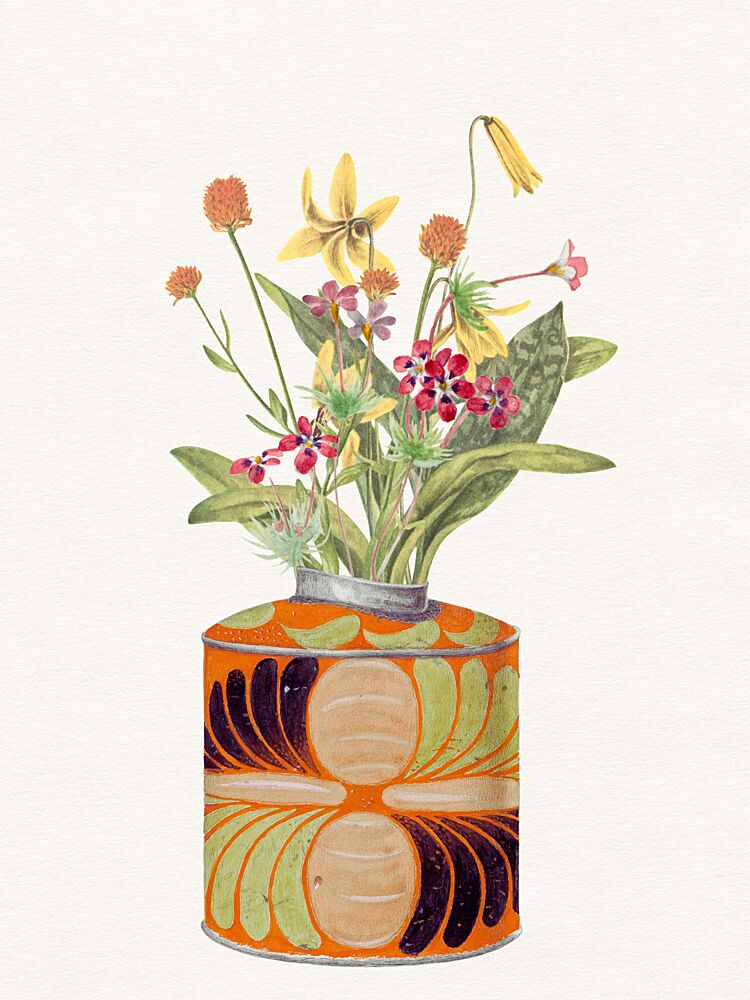 Charming Wildflower Bouquet art print by Wild Violets for $57.95 CAD