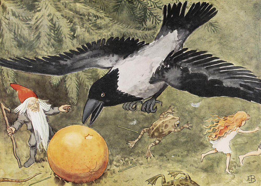 Solagget 1932 Krakan art print by Elsa Beskow for $57.95 CAD