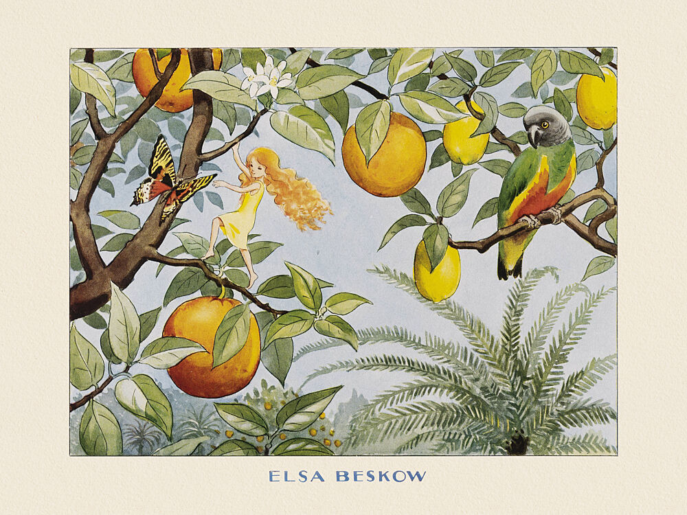 Solagget Sollandet art print by Elsa Beskow for $57.95 CAD