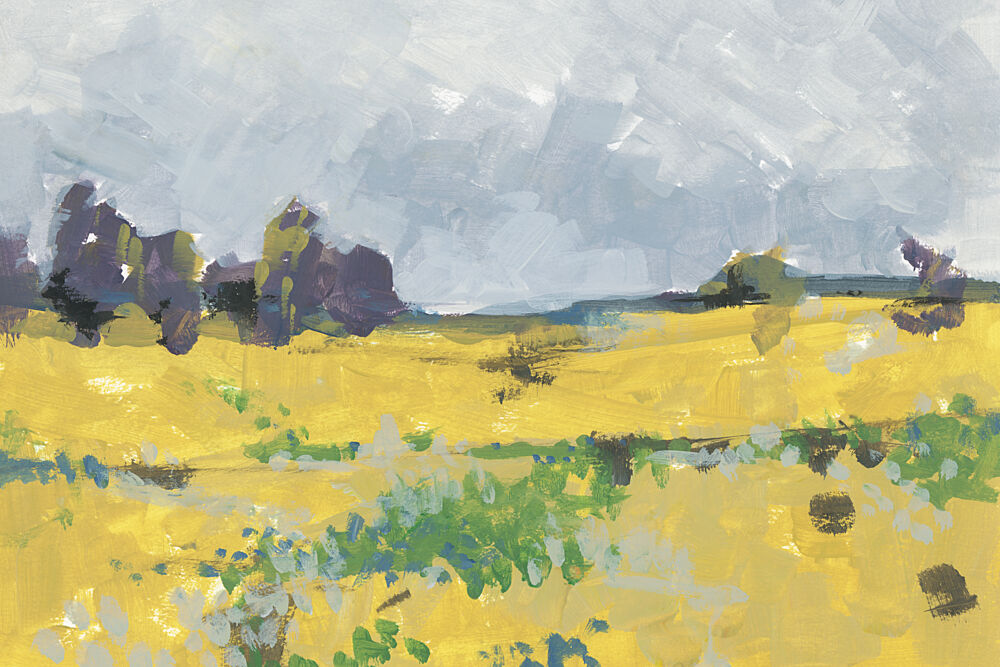 Vibrant Yellow Field art print by Cartissi for $57.95 CAD