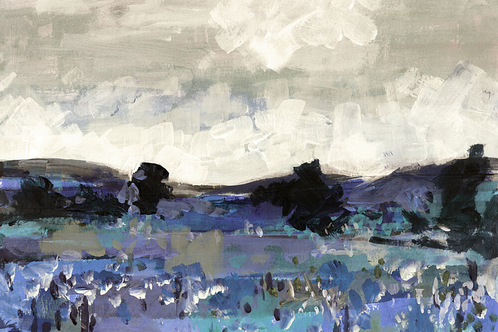 Abstract Blue Horizon art print by Cartissi for $57.95 CAD