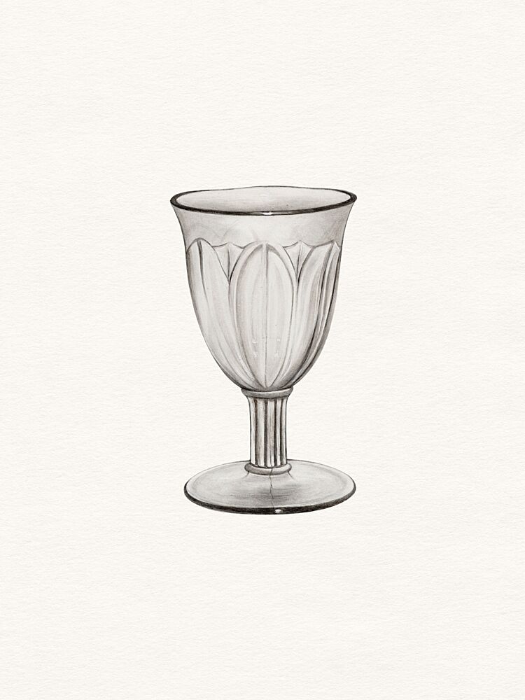 Elegant Ornate Goblet art print by Wild Violets for $57.95 CAD