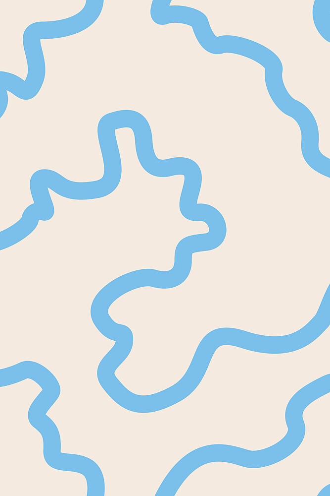 Fluid Blue Lines art print by Karen Menzenbach for $57.95 CAD