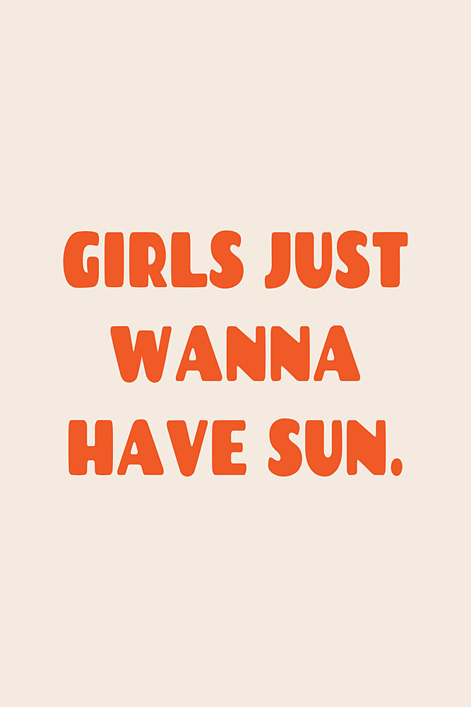 Girls Summer Sun art print by Karen Menzenbach for $57.95 CAD