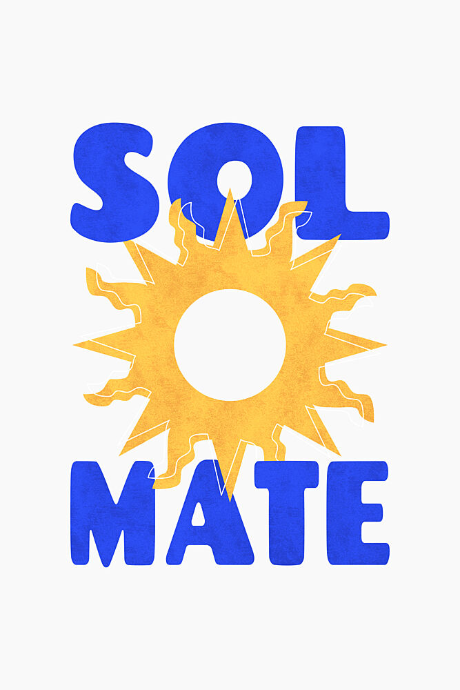 Sol Mate Sun Graphic art print by Karen Menzenbach for $57.95 CAD