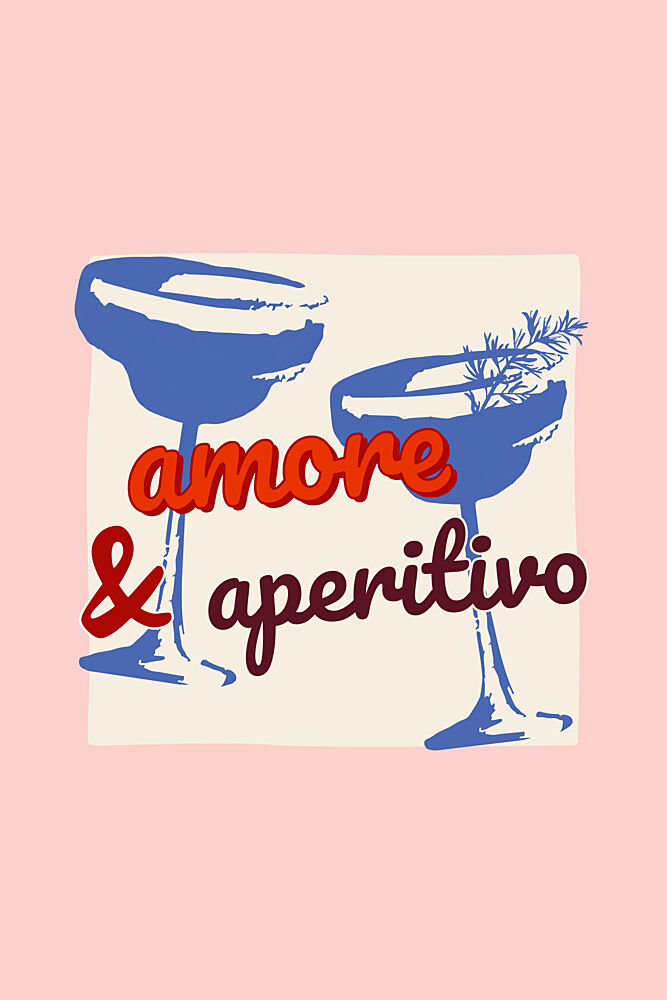 Amore and Aperitivo art print by Karen Menzenbach for $57.95 CAD