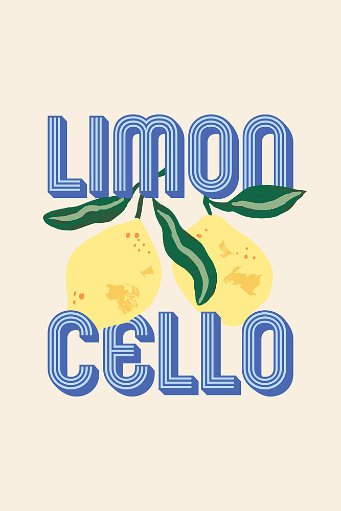 Limoncello Lemons art print by Karen Menzenbach for $57.95 CAD