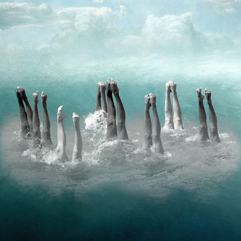 Dreamy Swimming Legs art print by Marja van den Hurk for $57.95 CAD