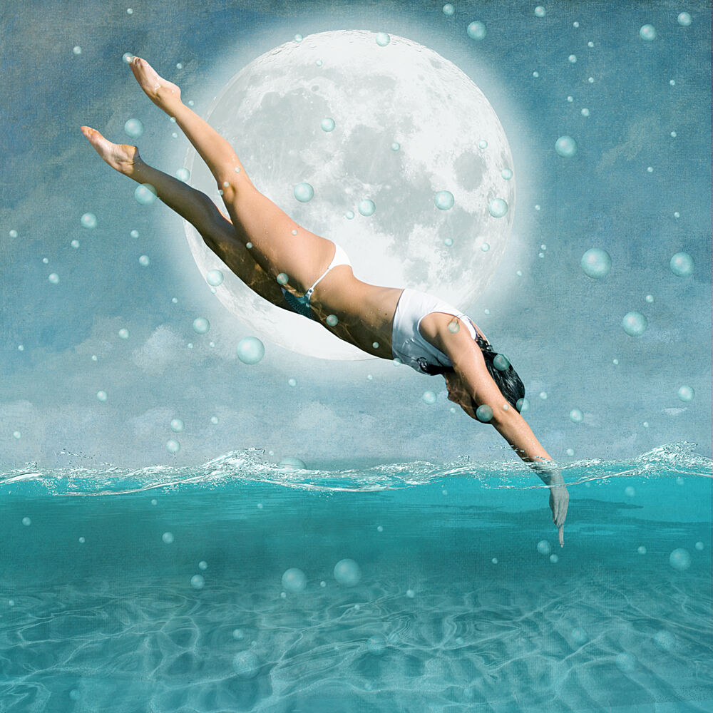 Dive in the Deep art print by Marja van den Hurk for $57.95 CAD